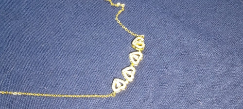 Four Leaf Heart Shape Necklace